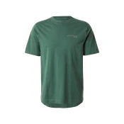Abercrombie & Fitch Majica smaragd/temno oranžna/bela