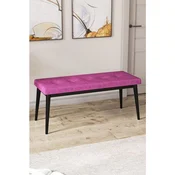 Hanah Home klupa Pera Bench, 105 cm, ljubicasta / crna