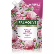 Palmolive Sensorial Escape Moroccan Rose & Peony tekuci sapun za ruke zamjensko punjenje 500 ml