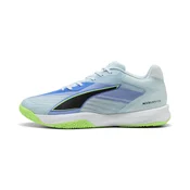 PUMA Accelerate Turbo 5 Handball Shoes Unisex, Shoes, Aqua Glow/Black/Green Glare, 44