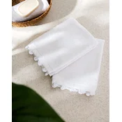 Madame Coco Set peškira za ruke Melly, 2 komada, Pamucni, 30x40cm, Beli