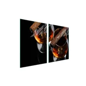 shumee Steklena zaščitna plošča za štedilnik 2x45x52 Vino
