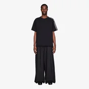 Superge Y-3 Raw Edge 3 Stripes Wide Tracksuit Bottoms Black XL