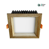 APLED - LED Ugradbena svjetiljka SQUARE LED/6W/230V 3000K 12x12 cm jasen masivni