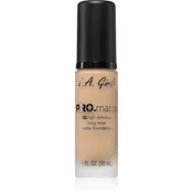 L.A. Girl Cosmetics PRO. Matte dolgoobstojen tekoči puder z mat učinkom odtenek 676 Light Tan 30 ml