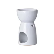 Aroma svetilka keramična bela 94x156 mm