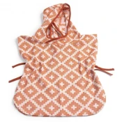 KipKep muslin PONCHO S Emberglow Red
