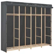 Vidaxl Garderobna omara iz blaga 200x40x170 cm