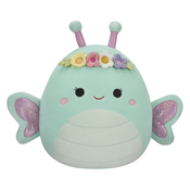 SQUISHMALLOWS 12cm - Reina - morsko zeleni leptir s cvjetnom krunom SQER00814