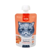 Wanpy Pasta for Cats - Salmon, chicken & carrot 90g