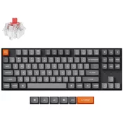 Keychron Keychron K8 Max QMK Brezžična mehanska tipkovnica, v celoti sestavljena / Hot-Swap / RGB / Super Red / K8M-H1, (5000120105)