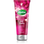 Radox Feel Lively negovalni gel za prhanje Wild Peony & Lychee 200 ml