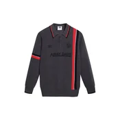 UMBRO Športen pulover grafit / rdeča / črna