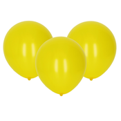 Balon na napuhavanje 30cm - set od 10 komada, žuti