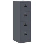 Vidaxl Kabinet za datoteke s predalom 2 szt. Antracit 44 x 50 x 139 cm