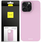 Spacecase SILIKONSKI OVITEK SPACECASE ZA IPHONE 15 PRO MAX LILAC ZAŠČITA, (21964295)