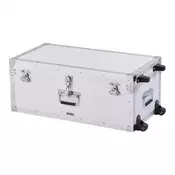 VEVOR Set shranjevalnih prtljažnikov 763x392x312 mm in 600x350x240 mm bela