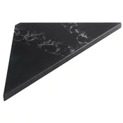 ABELINE Rockstone kotna polica 200x200mm, črna attica - Črna - 200x12x200 mm - Sapho - ABELINE - 24 - Trdna površina - 200 - Polica: vogal - Kvadratni - 200 - 12 - 200 - 14
