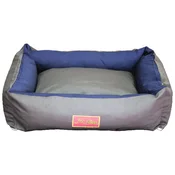 Pet Line Krevet za pse, 60x45cm, Sivo-teget