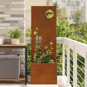 Privatnost u vrtu Rezbarija Rda 50 x 32 x 150 cm Otporni celik