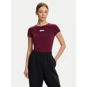 EA7 Emporio Armani Majica 7W000673 AF12945 M5064 Bordo rdeča Slim Fit