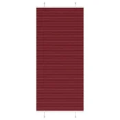 Plisirana zavjesa Bordo crvena 100x200 cm Širina tkanine 99,4 cm Poliester