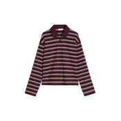 Marc OPolo DENIM Majica vinsko rdeča / volneno bela