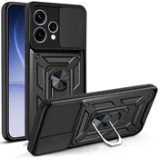 GS Oklepni ovitek za Oppo Reno 15, CamShield Slide, črn