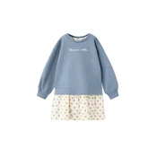 MANGO KIDS Obleka VIOLET opal/pastelno modra/oliva/naravno bela
