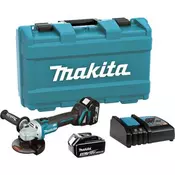 Akumulatorska ugaona brusilica Makita DGA504RFE; 18V 2x3,0Ah; 125mm