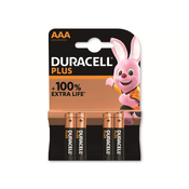 4x baterija Duracell AAA - alkalna