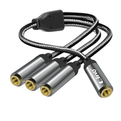LINQ Audio Splitter Adapter Jack 3,5 mm ženski na 3x Jack 3,5 mm ženski, LinQ, (20650937)