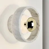 Tom Dixon Stone Wall LED stenska svetilka - Dnevna soba/jedilnica - Dizajn - bela, zlata - Kamen