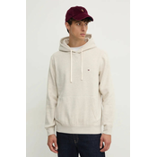 Pulover Tommy Hilfiger moški, bež barva, s kapuco, MW0MW37230