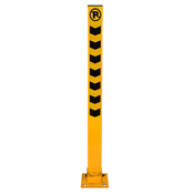 Parking barijera stub 75cm-obarajuci sa rupom za katanac