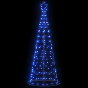 vidaXL vidaXL LED božično drevo 200 LED modra 182 cm, (5000075141)