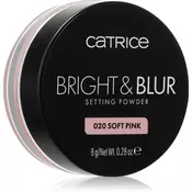 Catrice Bright & Blur posvetlitveni puder v prahu odtenek 020 Soft Pink 8 g