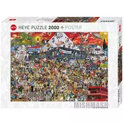 Heye puzzle 2000 pcs Mishmash Alex Bennett British Music 29848