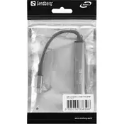 Sandberg USB-C to 3xUSB-A + 2xUSB-C Hub SAVER