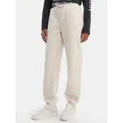 Roxy Spodnji del trenirke Waves Of Warmths ERJNP03674 Écru Regular Fit
