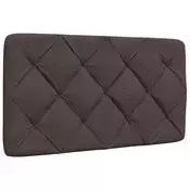 Jastuk za uzglavlje tamnosmedi 80 cm od tkanine