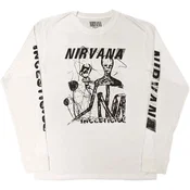 Nirvana Incesticide (Back & Sleeve Print) White M Majica