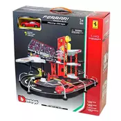 Burago Ferrari 1:43 R&P Racing Garage Incl.1 CAR BU30197