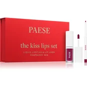 Paese The Kiss Lips Set Raspberry Red darilni set 05 Raspberry Red odtenek