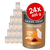 Mokra pasja hrana GranCarno Adult - Single Protein, 400g - Čisti piščanec