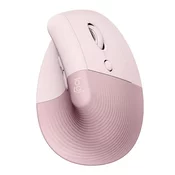 LOGITECH LOGITECH LIFT navpična roza desničarska Bluetooth USB 4000 DPI pisarniška miška, (21956880)
