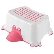 Otroška nedrseča stopnica za kopalnico DUCK, roza - Roza - 43,5x15,4x34,3 cm - Aqualine - 24 - Plastika - Sedež za prho/kopalniški stolček - 435 - 154 - 343 - 50 - 14