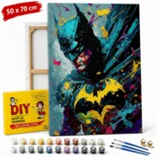 shumee Slika po številkah z okvirjem Batman DC 50x70 cm