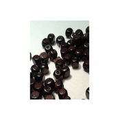 Drvena perla kocka 10 mm tamno braon