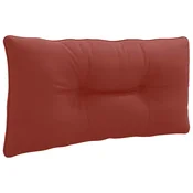 vidaXL Hrbtna blazina PUTTEN 100% poliester Rdeča 70 x 40 x 10 cm